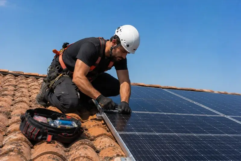 Maintenance et monitoring de panneaux solaires à Brioux-sur-Boutonne